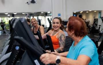 Weight training at Stirling Leisure - Balga